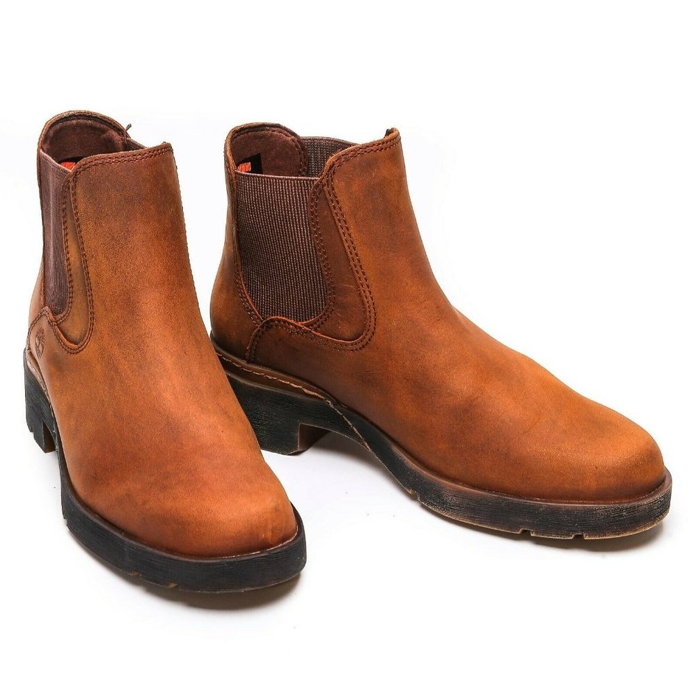 Timberland Wmn Graceyn Rust Full Gra Chelsea Boots
